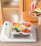 5 Hole Heart Shape Egg Pan Non Stick Skillet Breakfast Cake Pan Non-stick Frying Pan Non Stick Cookware Set