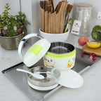 Cute Cartoon Stainless Steel Lunch Box Bento for Kids Food Container with Spoon