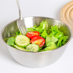 304 Stainless Steel Mixing Bowl with Scale – Large Capacity, Eco-Friendly Kitchen Bowl