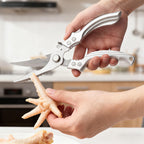 Stainless Steel Kitchen Scissors | Heavy Duty Chicken Bone & Fish Cutter Shears S2