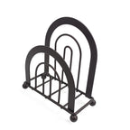 Modern Matte Black Semi-Circular Napkin Holder