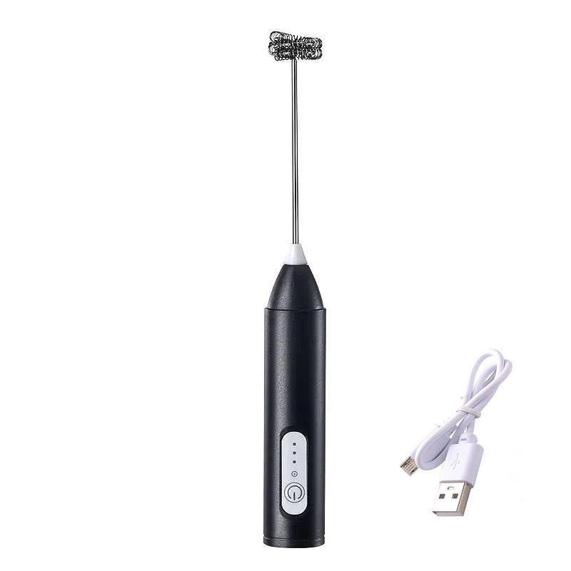 USB Rechargeable Electric Milk Frother Foam Maker Mixer Coffee Cream Drink Frothing Wireless Handheld Egg Beater
