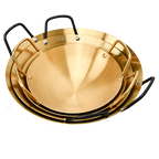 Gold Color Double Handle Wok &amp; Fry Pan