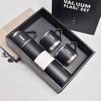 Geschenkset Insulated Thermos Bottle &amp; Mug Gift Set – With 3 Lids