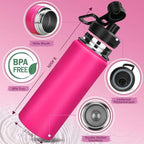 Large Capacity Outdoor Gym Drink Cup Stainless Steel Water Bottle Vacuum Insulated Thermos Flask