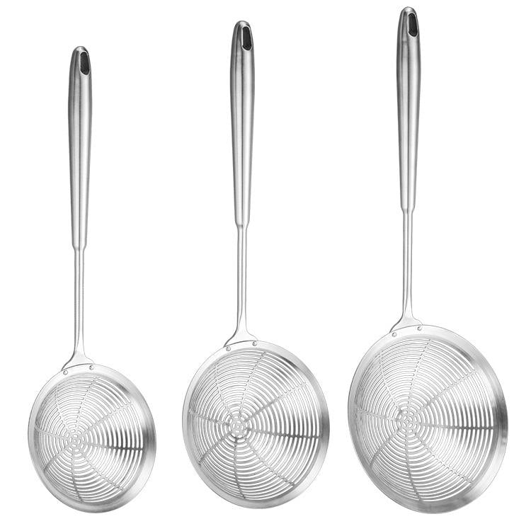 304 Stainless Steel Slotted Spoon / Skimmer Ladle – Kitchen Tool
