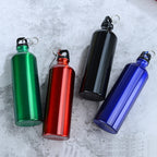 High-Quality Aluminum Water Bottle – 500ml / 750ml / 1000ml with Carabiner Lid