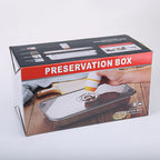 Stainless Steel Food Storage Box with Lid | Sealed Kitchen & Fridge Food Storage Container