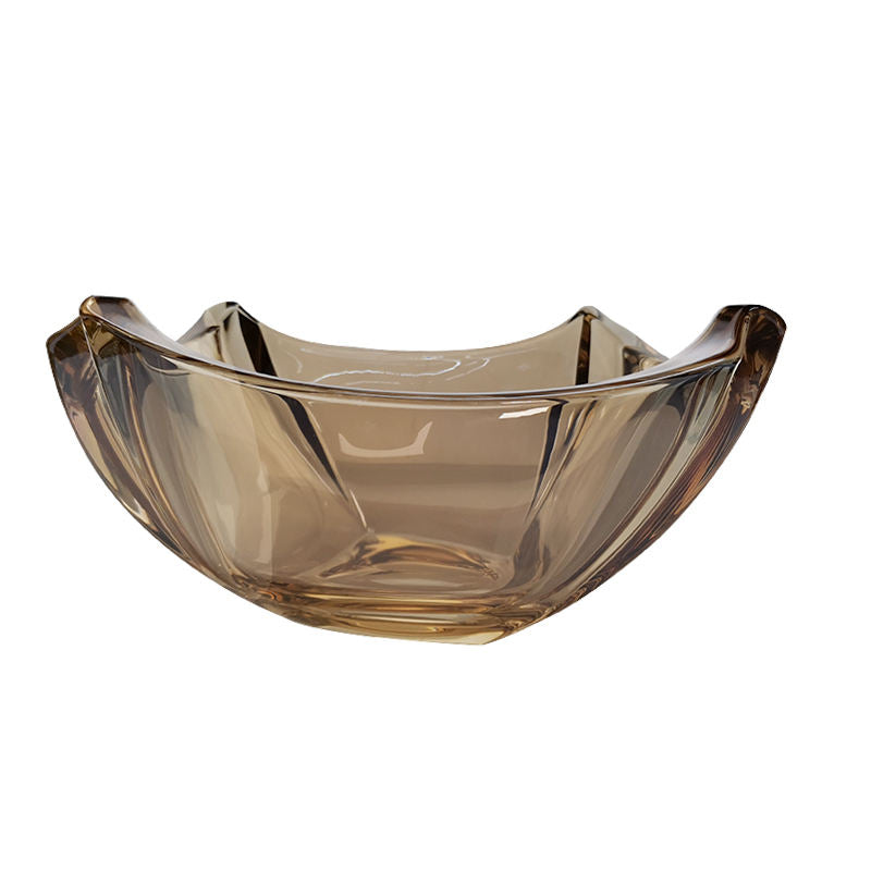 7 Pcs Custom Decorative Clear Glass Dish Set-