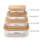 Food Container Set with High Resistance Food Storage Container Meal Prep Container
