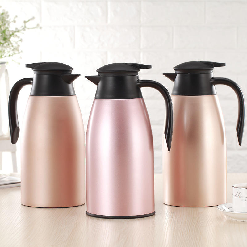 2L Large Capacity 304 Stainless Steel Vacuum Flask Home Office Hotel Tea Kettle Home Thermos