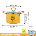 New Design Cooking Set Frying Pan Pots Deep Fryer Pot Kitchen Deep Frying Pot with Basket and Lid