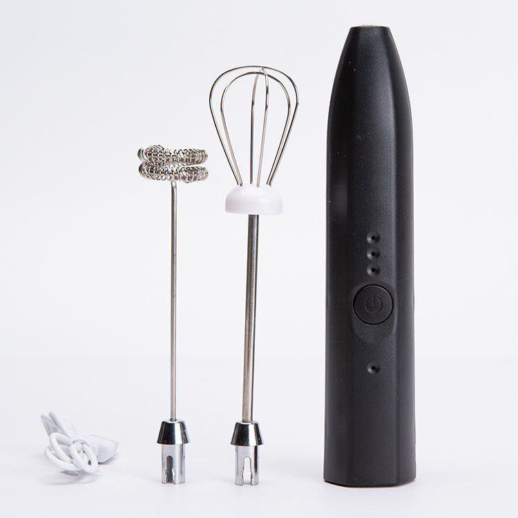 Kitchen Gift Coffee Whisk Mixer Electric Milk and Coffee Wand Stainless Steel Milk Frother Machine