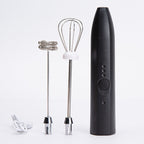 Kitchen Gift Coffee Whisk Mixer Electric Milk and Coffee Wand Stainless Steel Milk Frother Machine