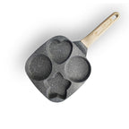 Square 4 Holes Non Stick Mini Egg Fry Pan Hamburger Breakfast Flat Pan No Stick Frying Pan Kitchen Utensils