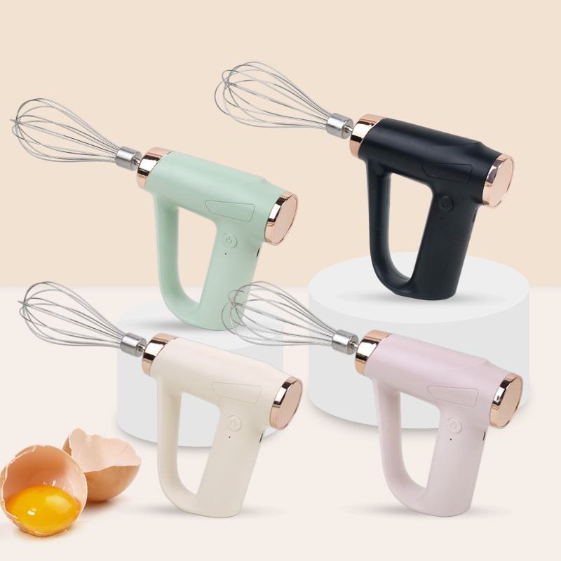 New Kitchen Handheld Electric Egg Beater – USB Wireless Cream Whipping Mixer