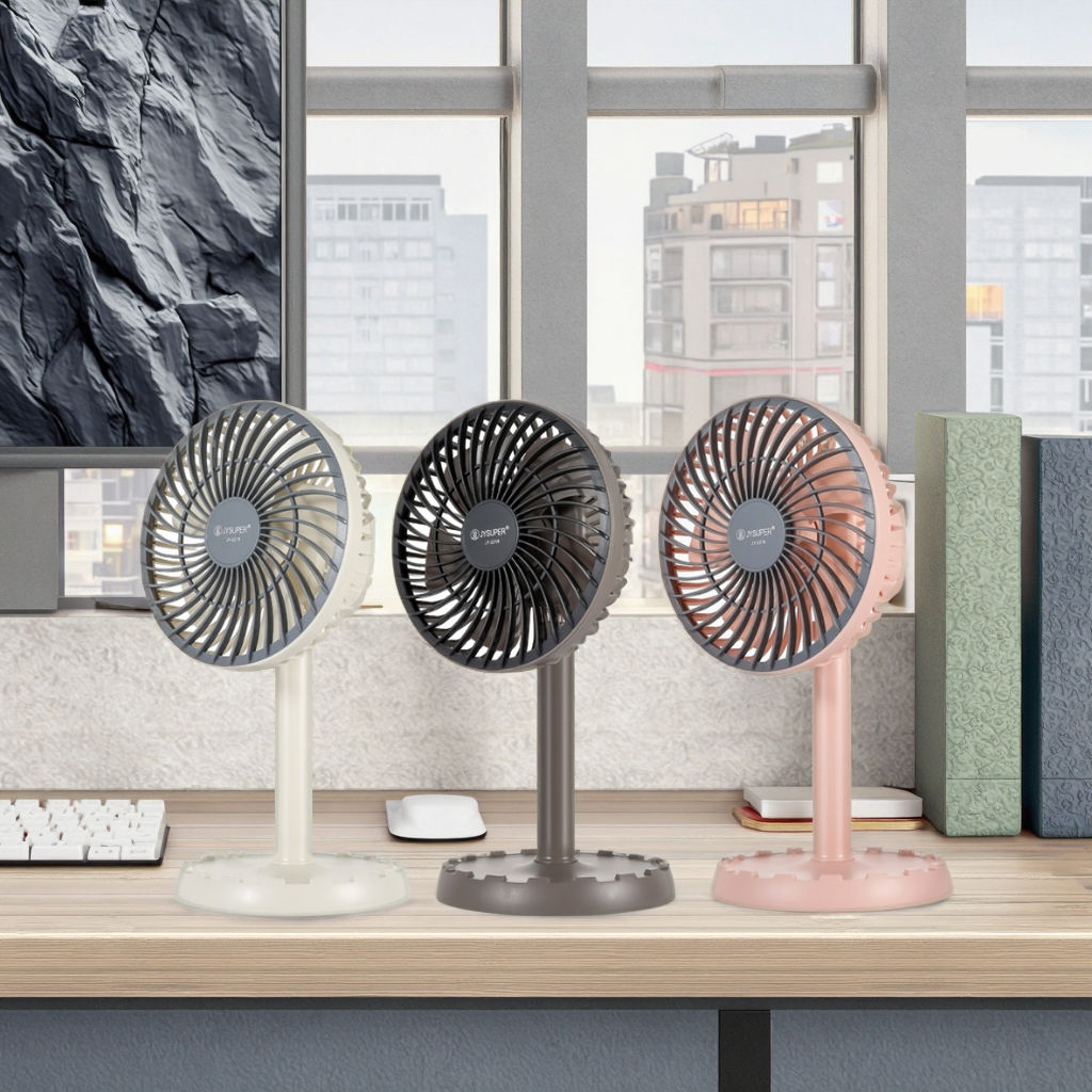 
Rechargeable mini fan for home office and travel