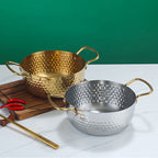 Creative Korean-Inspired Stainless Steel Double Ear Soup &amp; Stock Pot