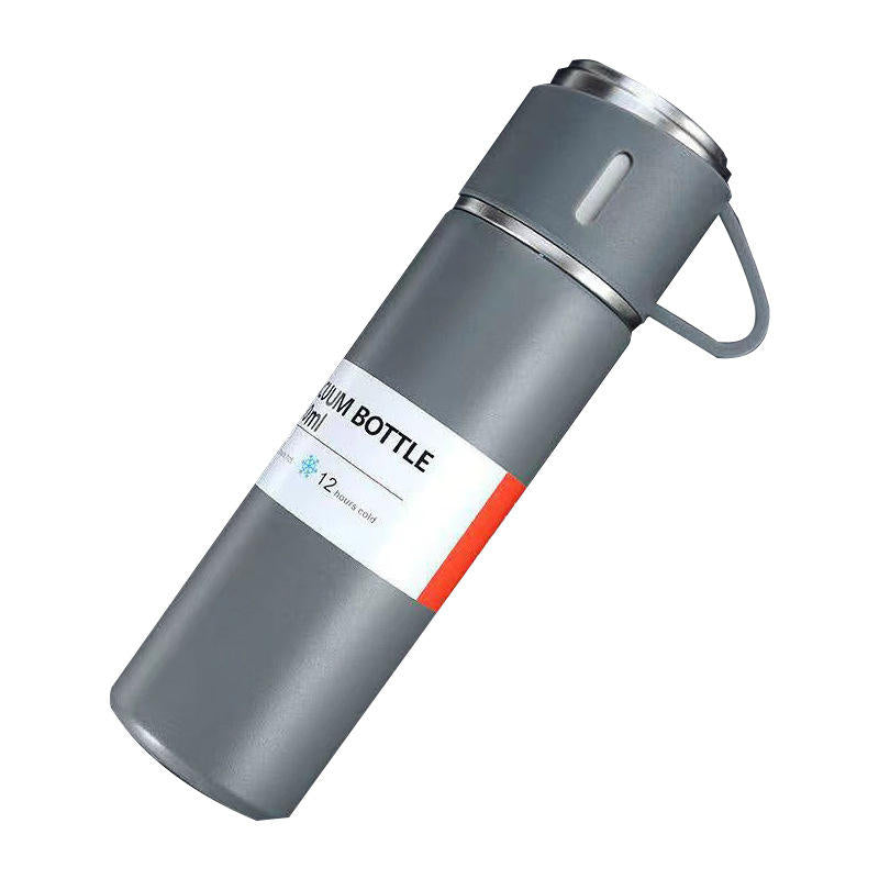 Geschenkset Insulated Thermos Bottle &amp; Mug Gift Set – With 3 Lids