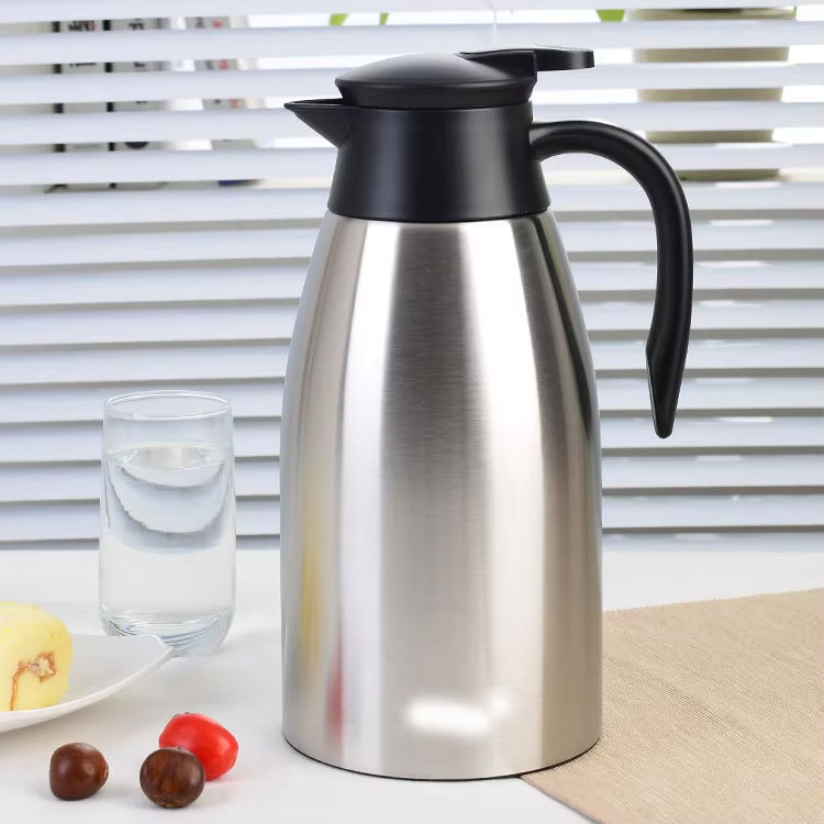 2L Large Capacity 304 Stainless Steel Vacuum Flask Home Office Hotel Tea Kettle Home Thermos