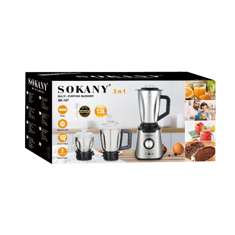 1.5L 1000W Multifunctional Kitchen Machine – High Speed Stand Blender