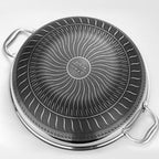 Premium 316 Stainless Steel Honeycomb Steamer &amp; Frying Pan