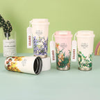 Eco-Friendly Double Wall Stainless Steel Coffee Cup with Lid – Lightweight Travel Vacuum Flask