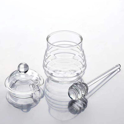 
Premium handmade honey serving jar