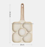 Breakfast Frying Pan – Non-Stick, 3/4/5-Hole Design