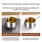 316 Stainless Steel Oil Splashing Spoon with Long Handle | Hot Oil Pouring Kitchen Tool