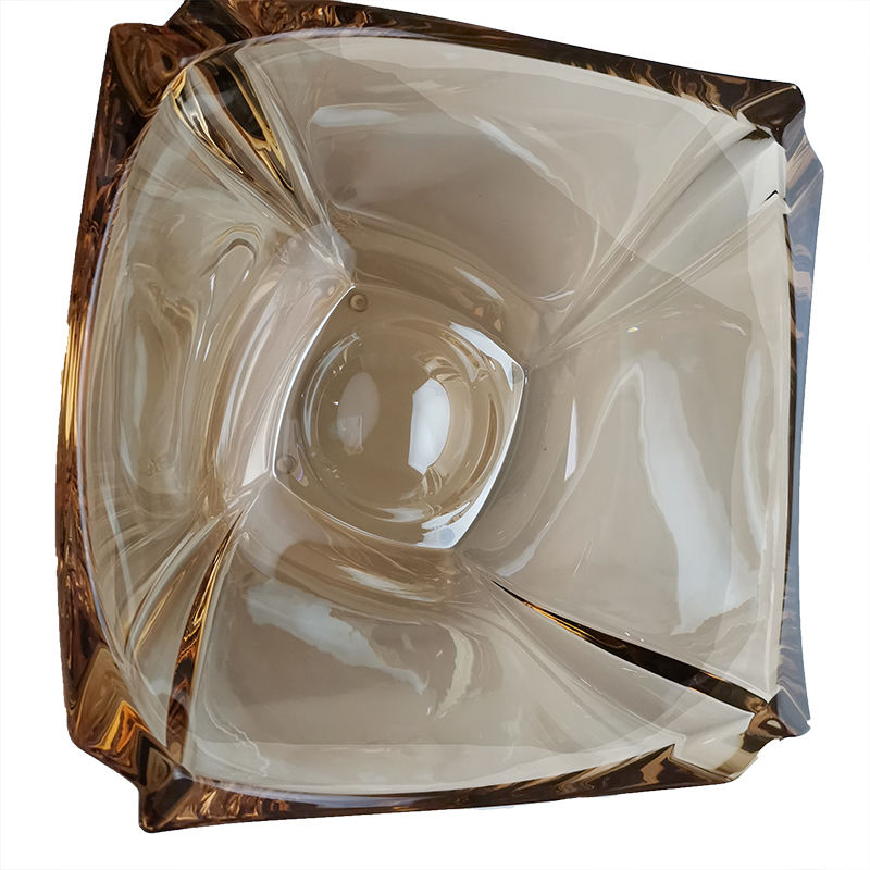 7 Pcs Custom Decorative Clear Glass Dish Set-