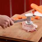 Aluminum Alloy Steak Meat Hammer Large Pork Loose Meat Double-sided Meat Hammer for Restaurant Premium Dinnerware