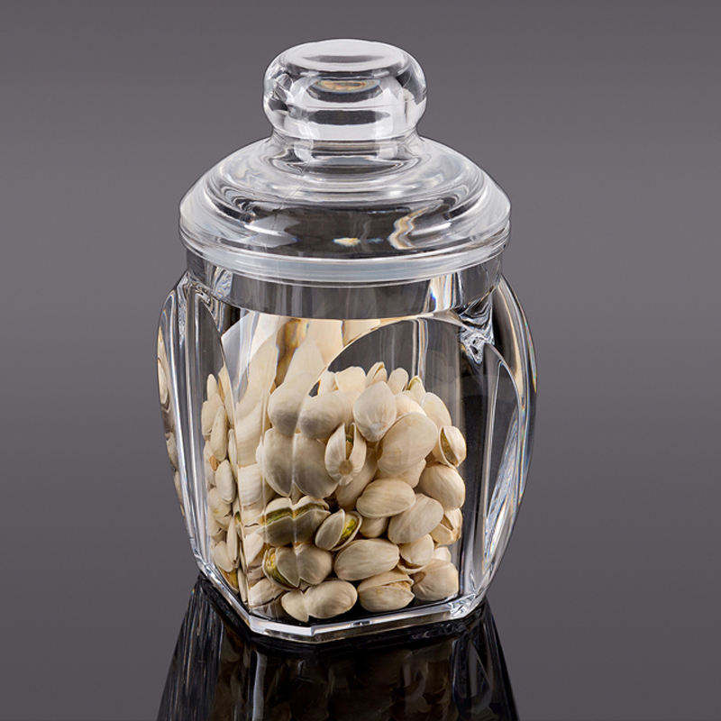 Plastic Acrylic Cookie &amp; Candy Jar Set for Kitchen Storage and Display