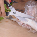 9.84" Multifunctional Stainless Steel Kitchen Scissors