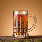 Luxury Glass Tea Mug / Beer Stein – 550ml
