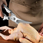 Stainless Steel Kitchen Scissors | Heavy Duty Chicken Bone & Fish Cutter Shears S1