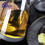 750ml Glass Cooking Oil Dispenser Bottle with Lid &amp; Stopper – Leak-Proof Kitchen Oil Storage Bottle