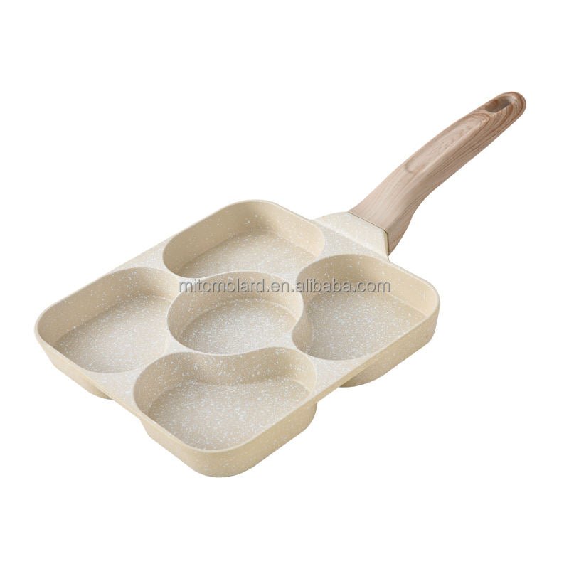 
4 Hole Breakfast Frying Pan for Eggs and Burgers