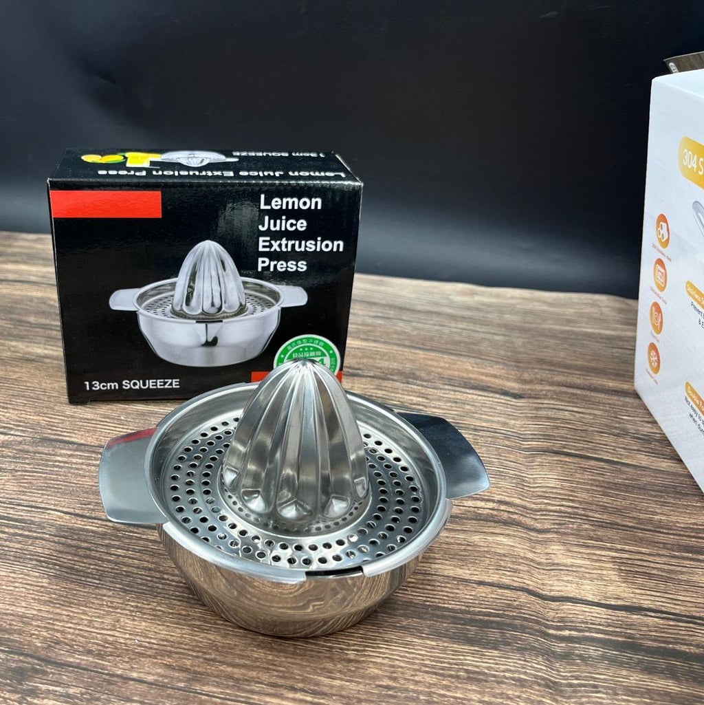Manual Citrus Juicer – Stainless Steel Lemon Squeezer Clip | Mini Fruit Juice Press