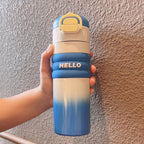 MSH Leopard Print Cartoon 316 Stainless Steel Thermos Cup | Double Wall Vacuum Insulated Travel Mug
