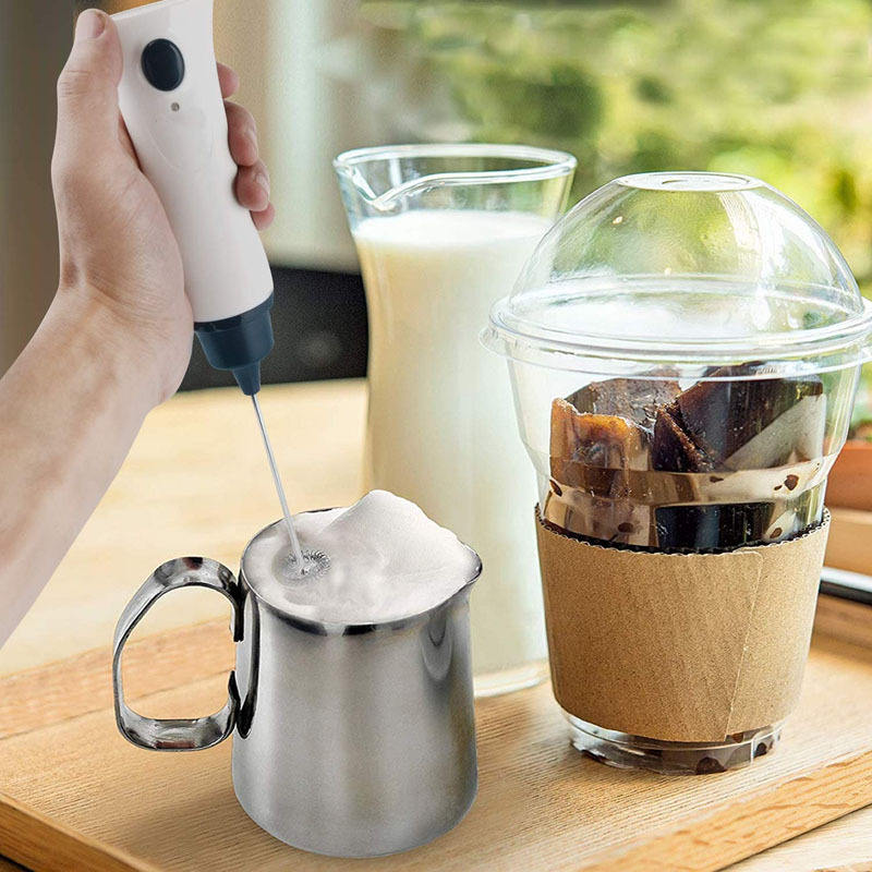 Cheap 220v Electric Handheld Mini Milk Frother With EU Plug One Head Mixer for Coffee