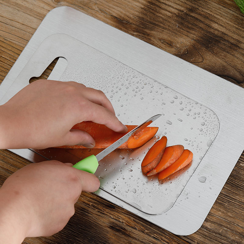 304 316 High-Quality Stainless Steel Cutting Board Durable Hygienic Versatile Kitchen Tool for Food Preparation