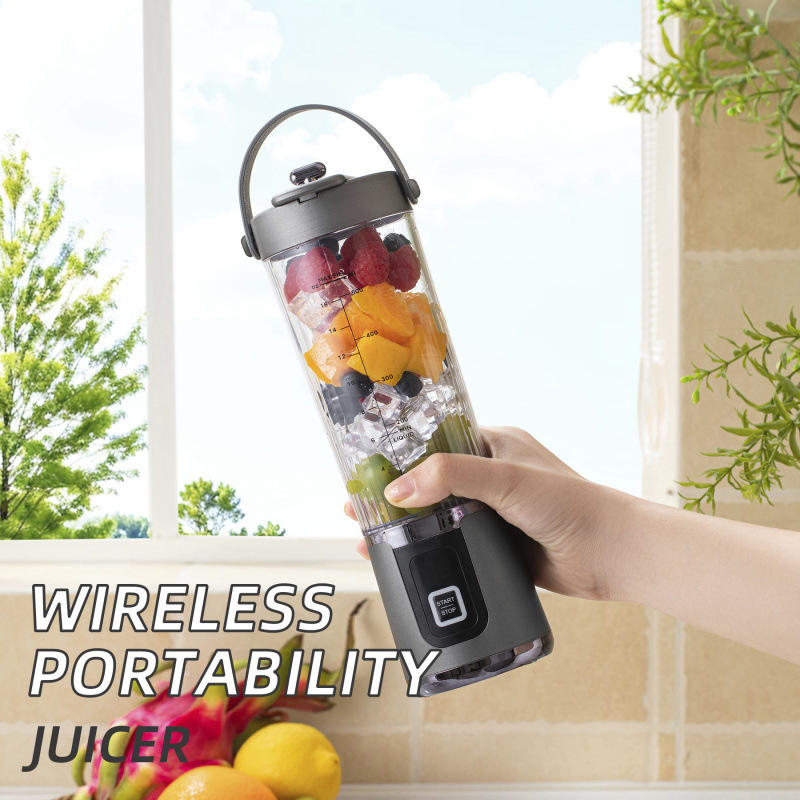 USB Rechargeable Portable Juicer with Digital Display | Mini Blender for Smoothies & Fresh Juices