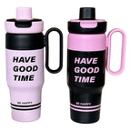 New Food Grade 750ml Hot and Cold Mugs School Student Vacuum Insulated 316 Stainless Steel Tumbler with Handle