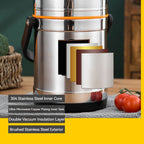 304 Stainless Steel Thermo Food Jar Hot Food Soup Thermo Lunch Containers Vacuum Insulated Bento Box