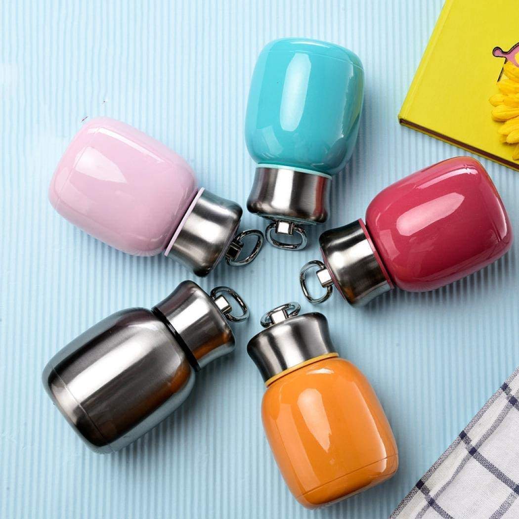 Modern 304 Stainless Steel Mini Thermos Cup High Color Value Business Travel Gift Small Fat Ding Design Cross-Border for Girls
