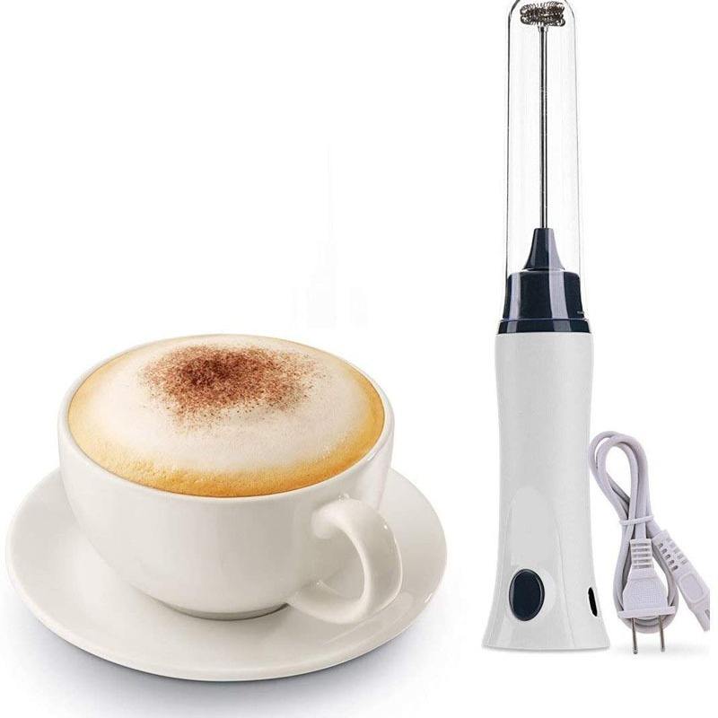 Cheap 220v Electric Handheld Mini Milk Frother With EU Plug One Head Mixer for Coffee