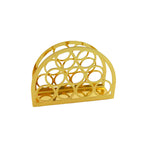 Luxury Gold Metal Napkin &amp; Tissue Holder – Desktop / Tabletop