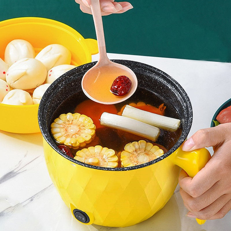 1.8L Mini Electric Pressure Cooker & Rice Cooker | Multifunctional Non-Stick Portable Cooker