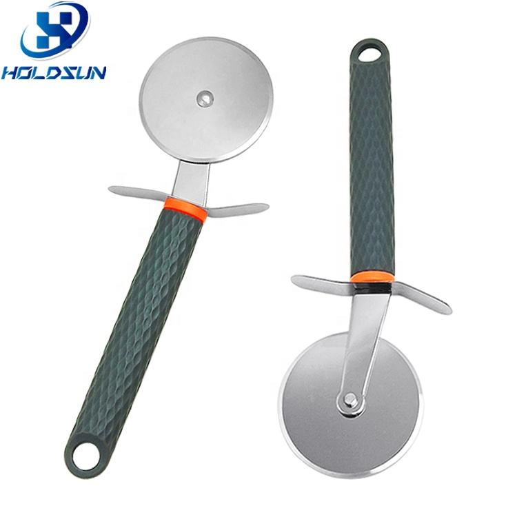 Stainless Steel Pizza Cutter – Comfortable Handle &amp; Durable Metal Blade